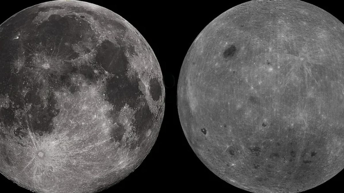 Los modelos muestran que la evaporación del potasio alteró la composición interna y provocó un desequilibrio que explica la altura, el frío y la escasa actividad volcánica del hemisferio que no se ve