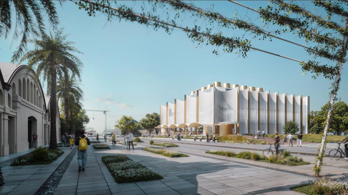 Imagen virtual del proyecto de Centro de Investigación en Tecnologías para Ciencias del Mar de Gandia.