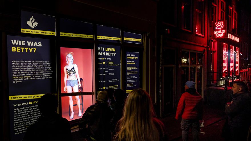 Ámsterdam busca al asesino de Betty con un holograma de la víctima en el Barrio Rojo
