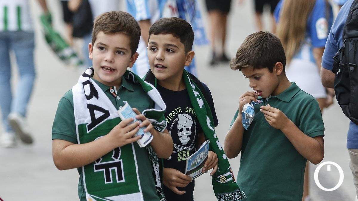 Grada Blanquiverde del Córdoba CF - Málaga CF