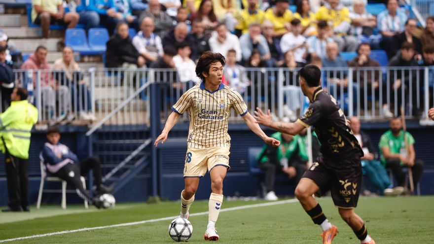 La UD Las Palmas confirma la lesión de Miyashiro