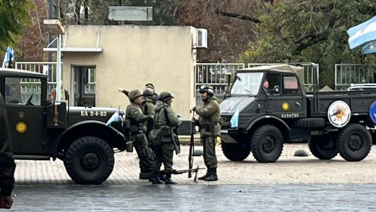 Militares en la ex ESMA