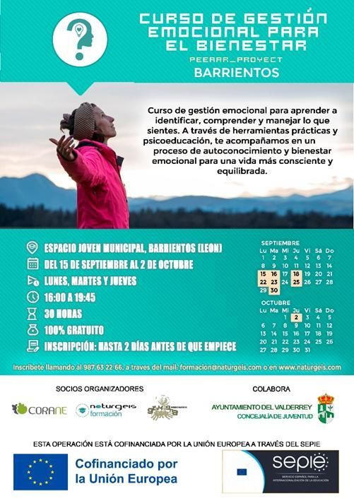 Curso de gestión emocional.