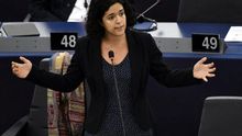 La eurodiputada de la Francia Insumisa Manon Aubry.