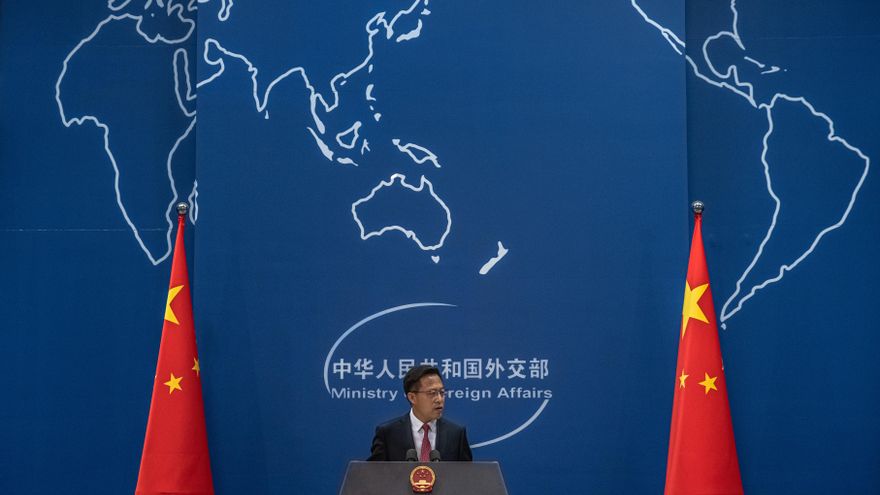 Zhao Lijian, en una imagen de archivo. EFE/EPA/ROMAN PILIPEY