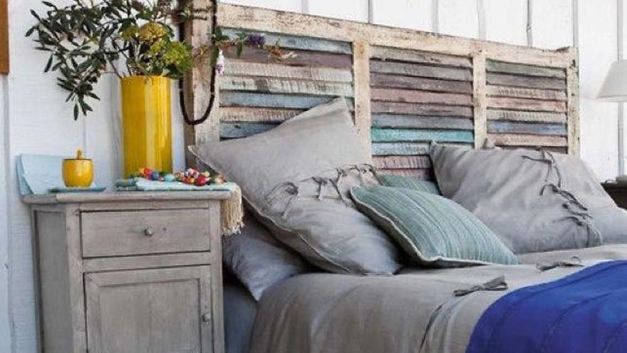 Cómo hacerte un bonito cabecero de la cama por menos de 50 euros