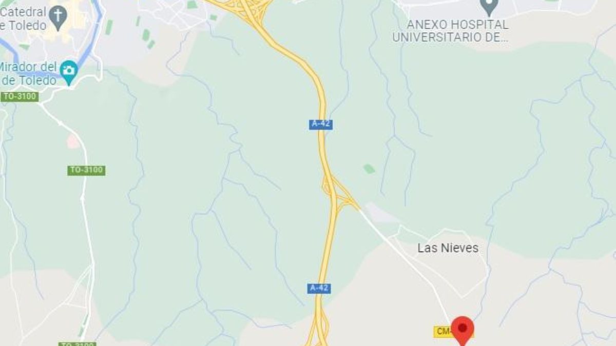 Un accidente corta la CM-40 59 en Nambroca (Toledo)