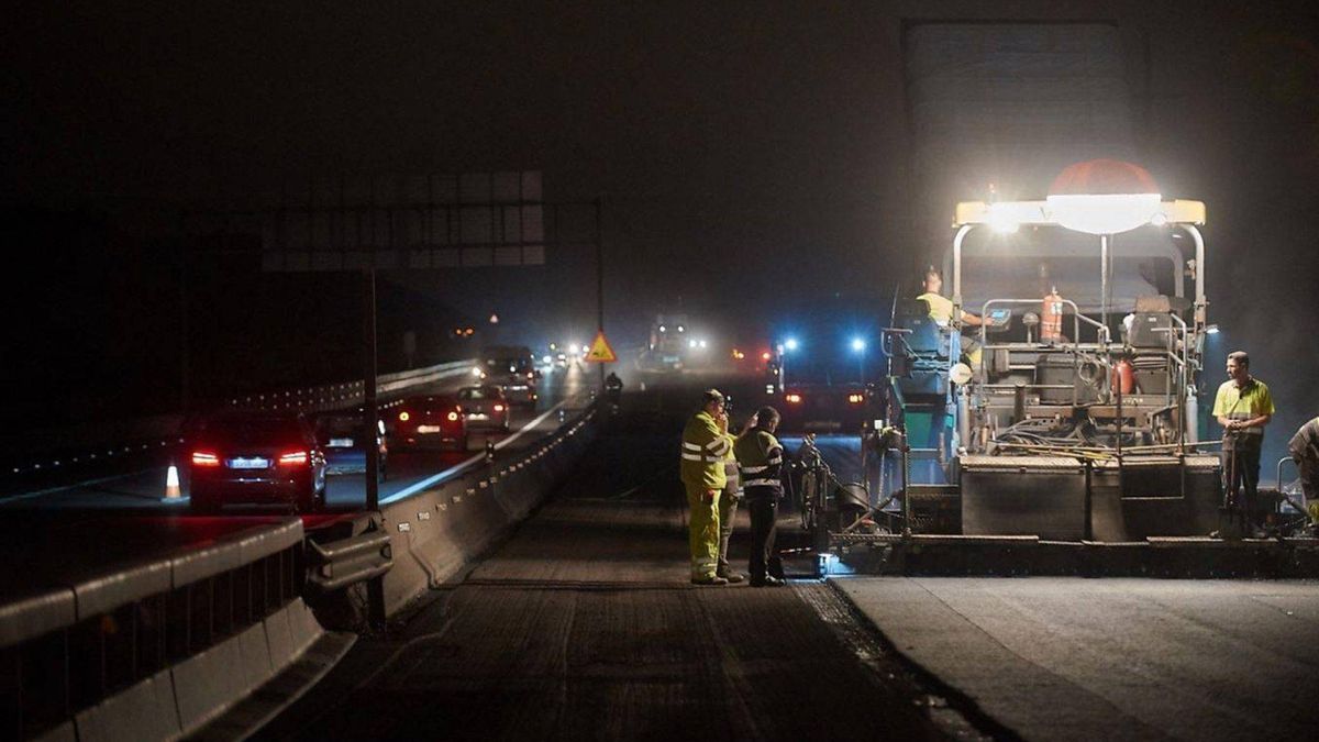 Anuncian cortes nocturnos en la TF-1 este domingo por labores de mejora y rehabilitación del firme de la vía