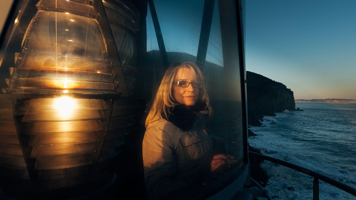 Mar Vidal ha sido farera por oposición, la única en Cantabria, se encargó de los faros de Santoña.