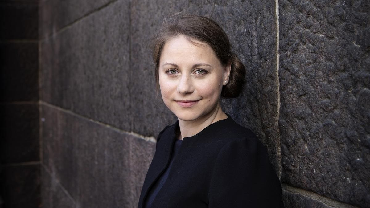 Candidata verde de esquerda, Cisse Marie Welling.