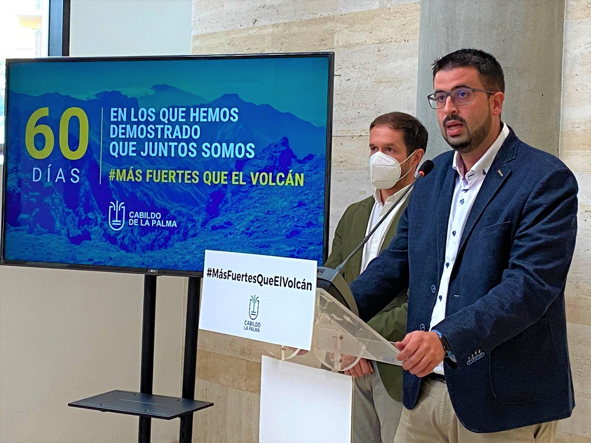 Borja Perdomo (d) y Mariano  Zapata.