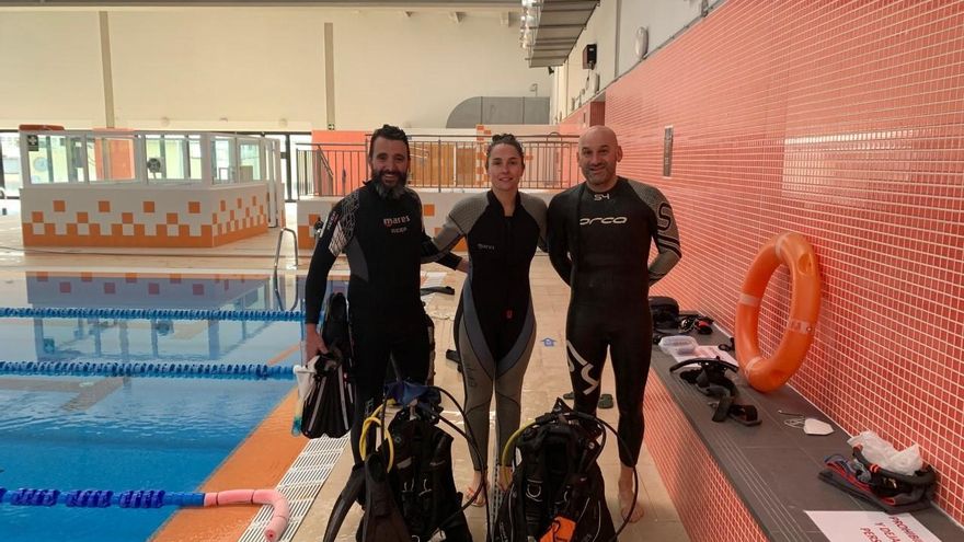 Dos policías locales y un bombero de León participarán en el campeonato nacional de buceo.