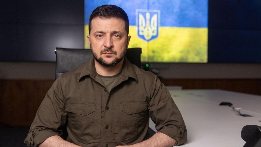 El presidente de Ucrania, Volodimir Zelenski.