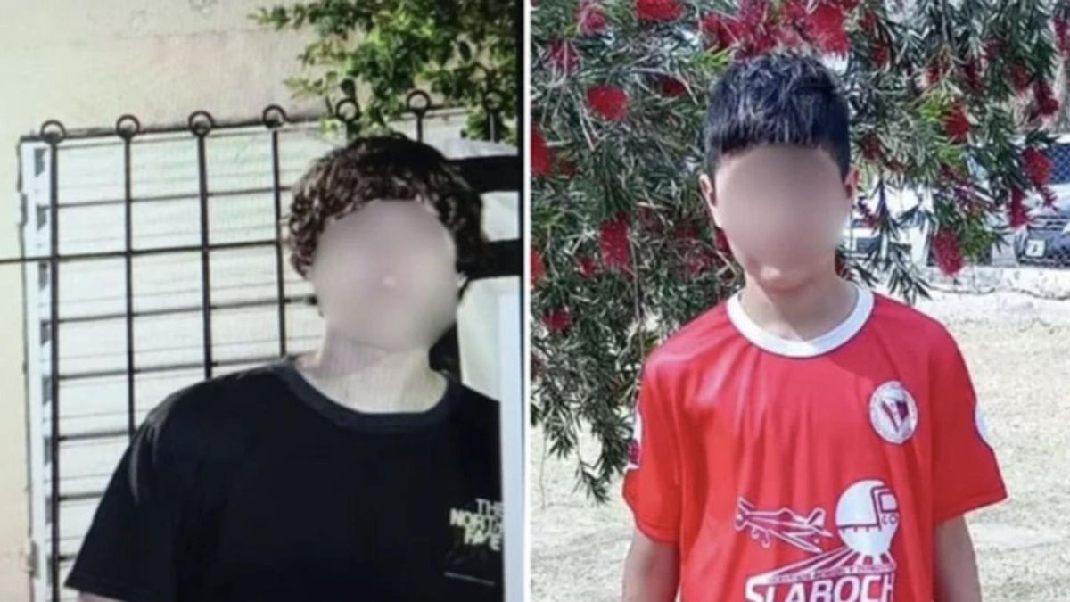 A la izquierda, el atacante de San Cristóbal, de 15 años; a la derecha, la víctima de 13 años.