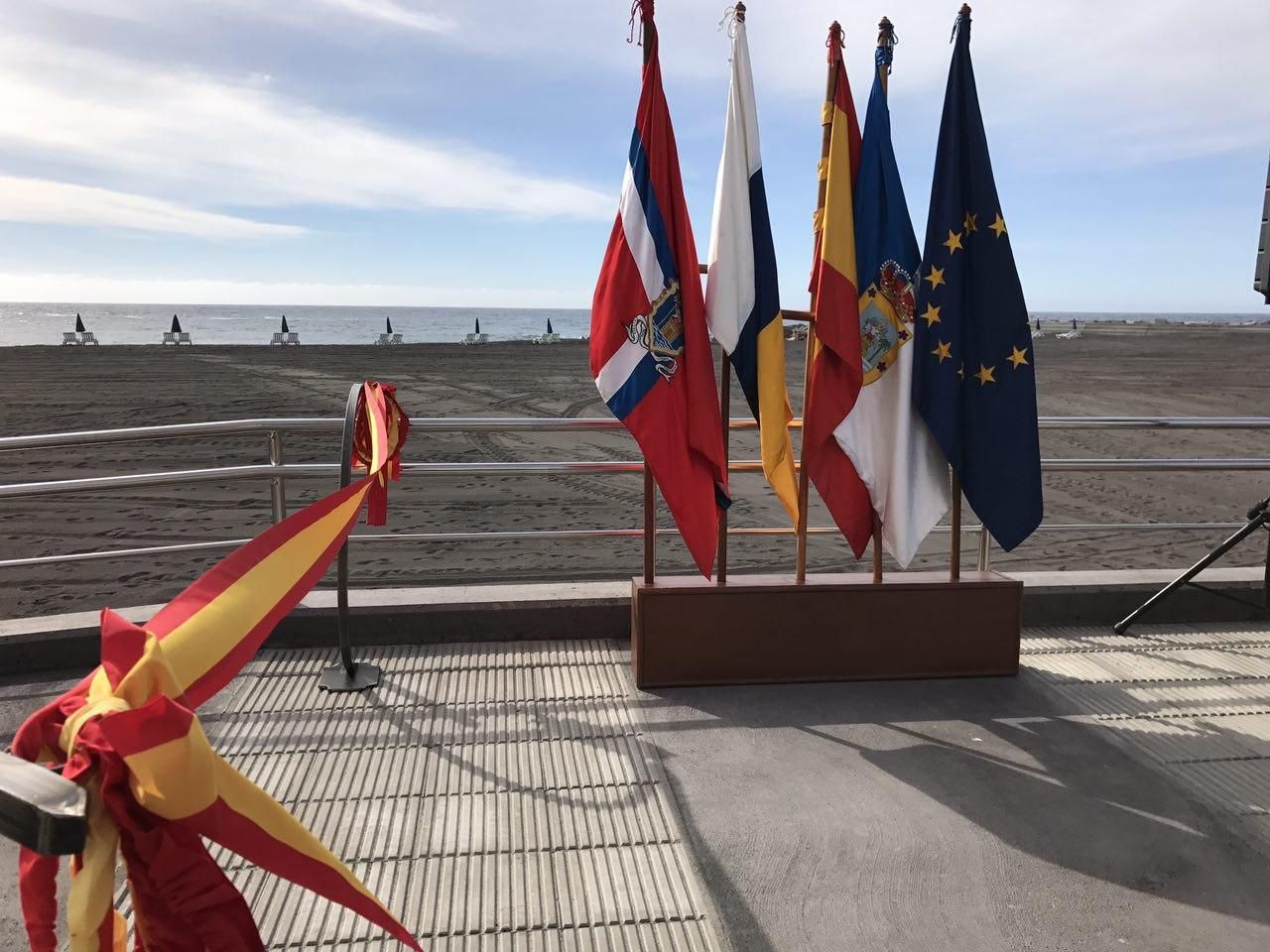 Inauguración de la playa de Santa Cruz de La Palma