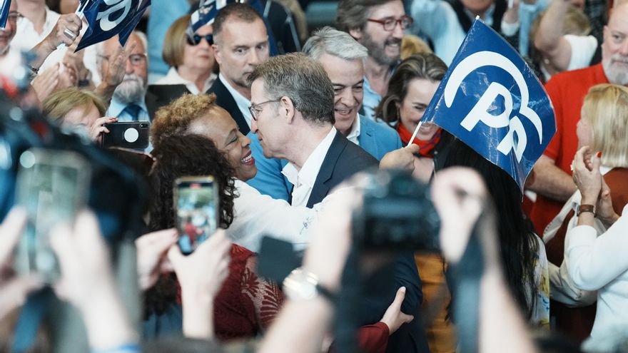 "Si gana EH Bildu será lo peor que le puede pasar al país. No pueden ganar los que nos han hecho sufrir tanto", advierte Feijóo