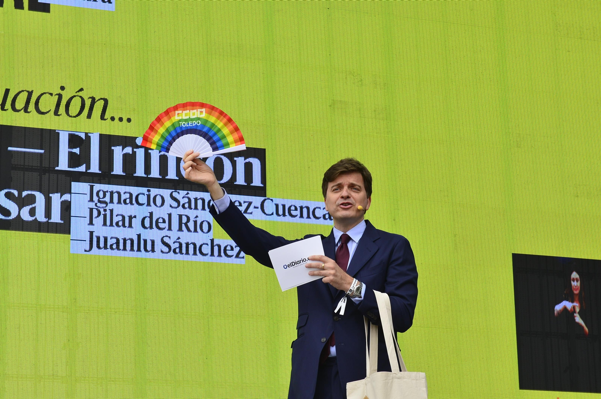 Marc Giró rescató un abanico que una socia le regaló en la edición anterior