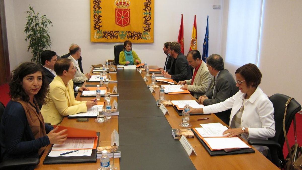 La reunión que ha tenido lugar en el Parlamento.