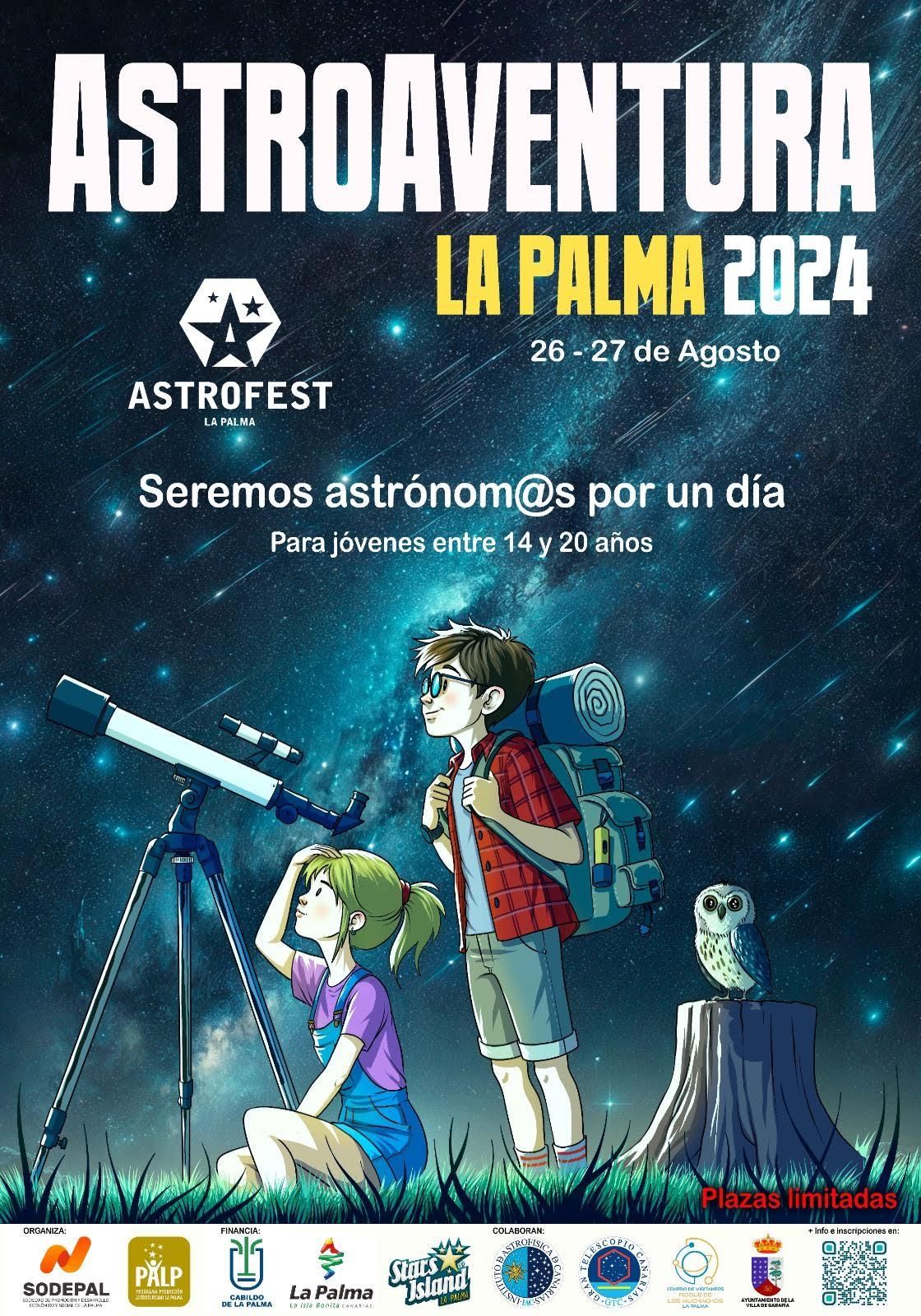 Cartel de la nueva edición del ‘AstroAventura La Palma’.