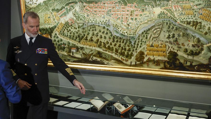 El rey inaugura una muestra que conmemora las victorias militares españolas de 1625