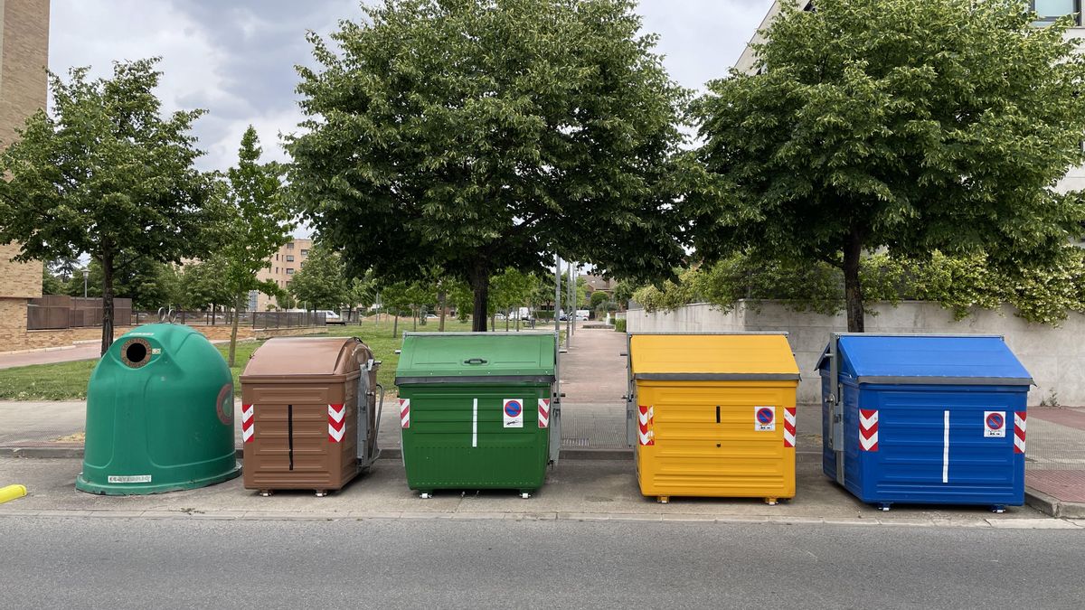 Contenedores de reciclaje para recogida separada