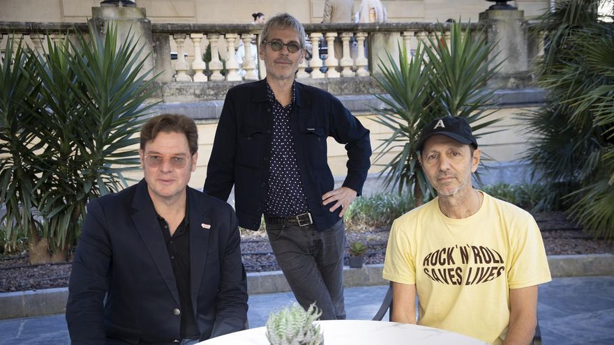 Álvaro Longoria, Ariel Rot y Alejo Stivel en el Festival de Cine de San Sebastián