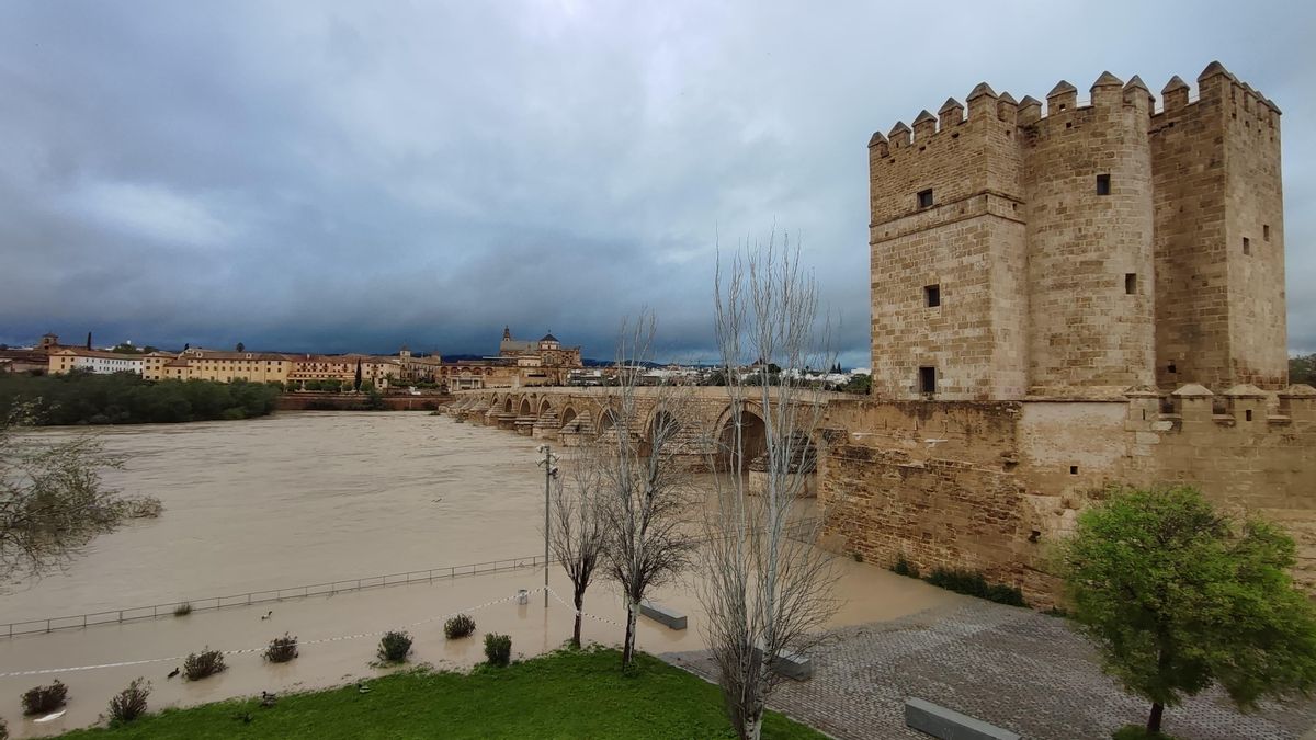 Crecida del Guadalquivir en Córdoba