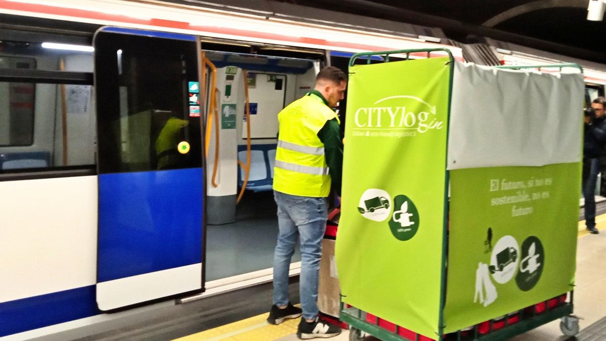 Metro de Madrid transportará hasta 5.000 paquetes de madrugada en la línea 3 y por las tardes en Metrosur