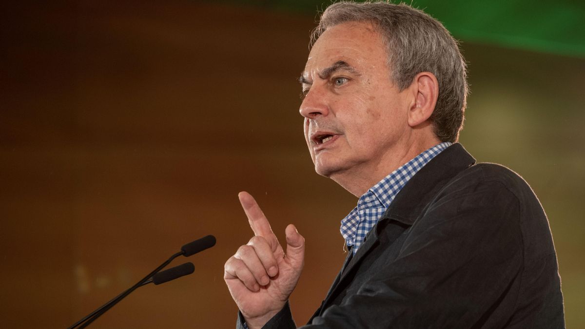 Imagen de archivo del expresidente del Gobierno José Luis Rodríguez Zapatero.