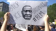 Manifestación en Nueva York por la muerte de George Floyd a manos de la policía en Minneapolis