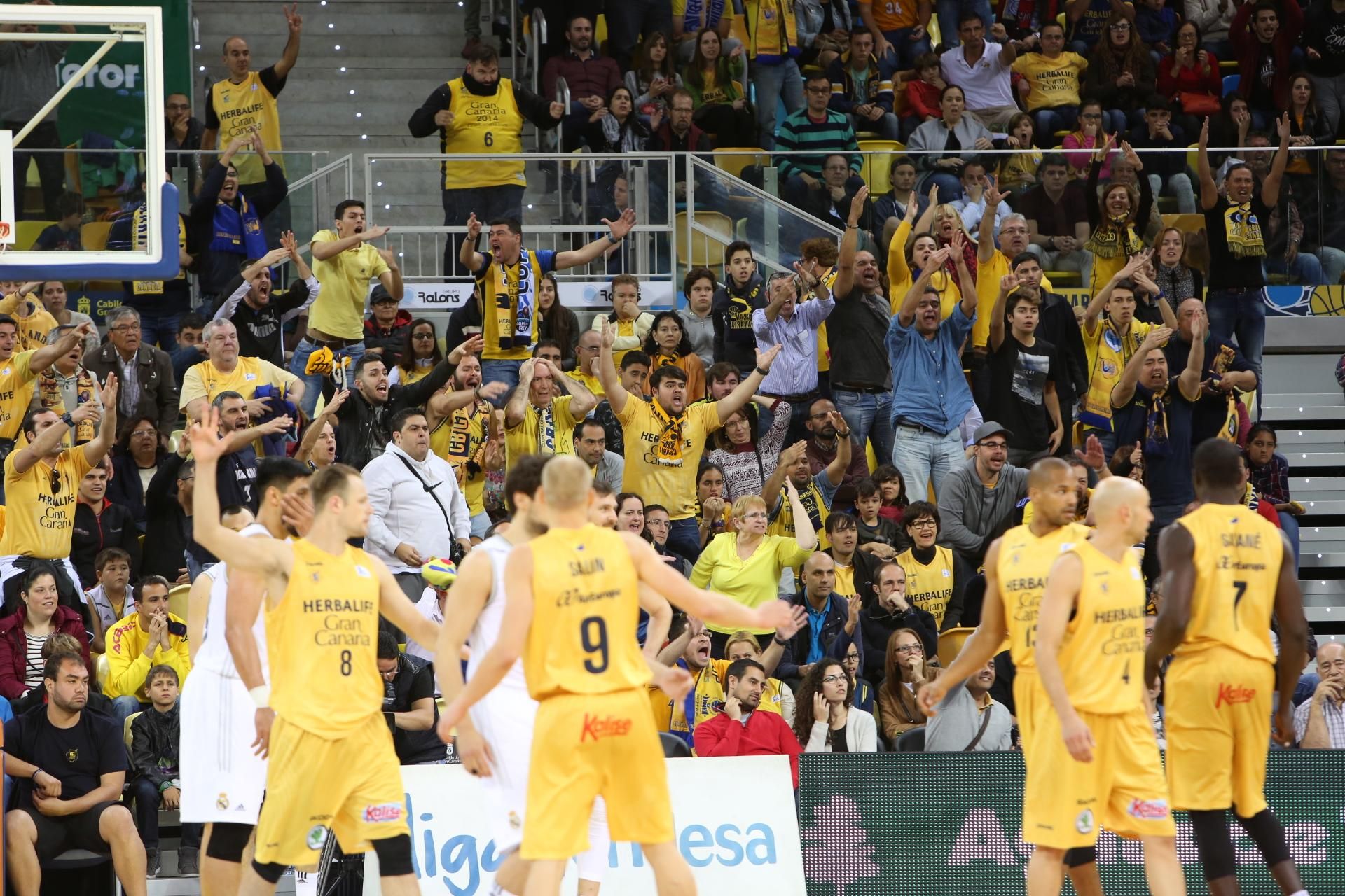 Partido entre el Herbalife Gran Canaria y el Real Madrid. (Alejandro Ramos).
