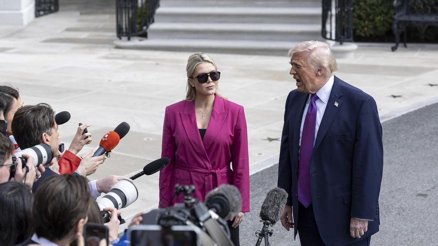 La portavoz de Trump, Karoline Leavitt, abandona la Casa Blanca a dos meses de las elecciones de medio mandato
