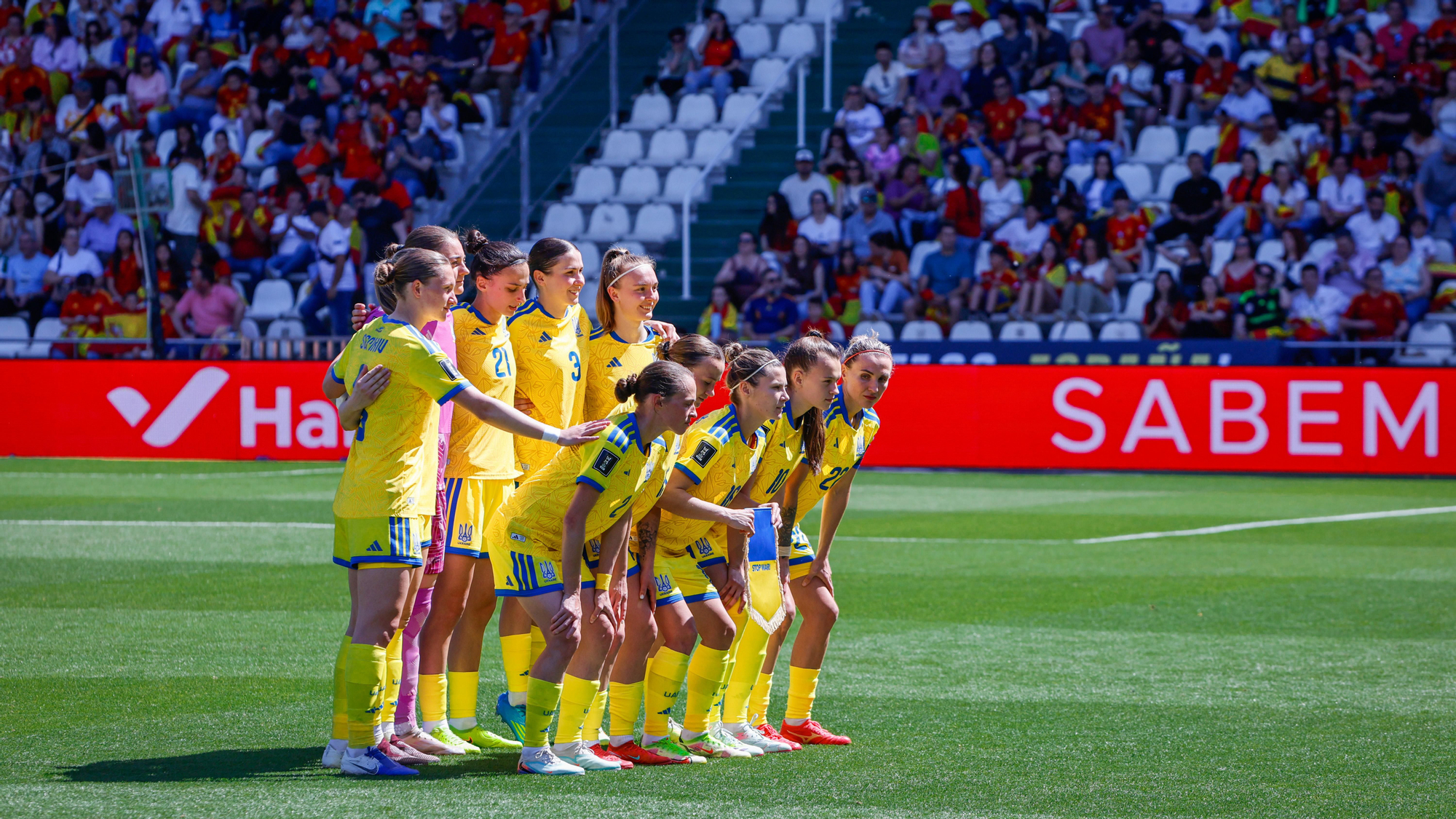 El partido de la selección femenina España - Ucrania
