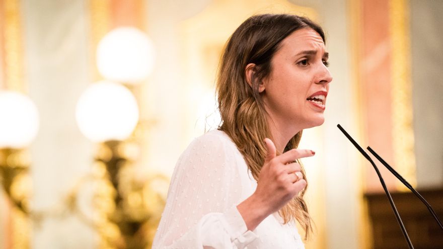 La ministra de Igualdad, Irene Montero.