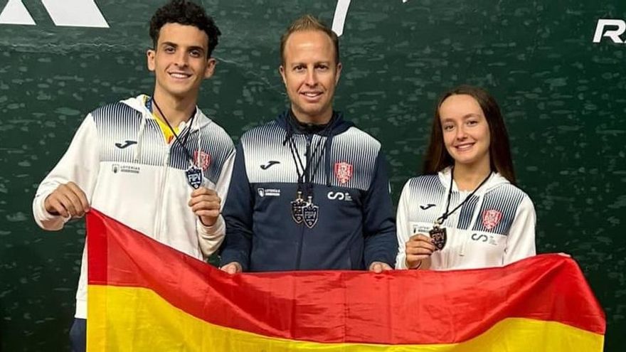 Cuatro podios en el Mundial Sub 22 de Frontón de 30 metros