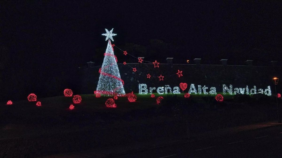 Breña Alta inaugura el encendido navideño con el ‘Light Night’