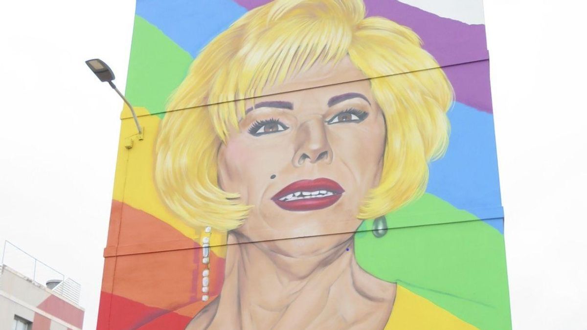 El mural, homenaje para Xayo, se encuentra ubicado en su ciudad natal, Guía