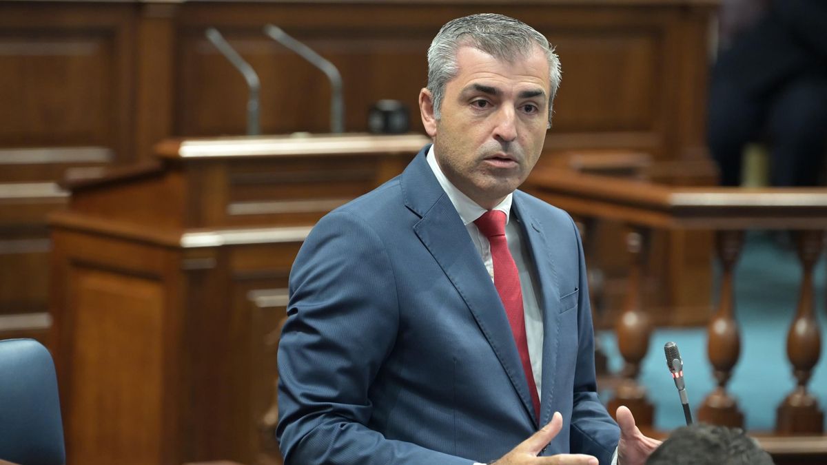 El vicepresidente del Gobierno de Canarias y consejero de Economía, Industria, Comercio y Autónomos, Manuel Domínguez.