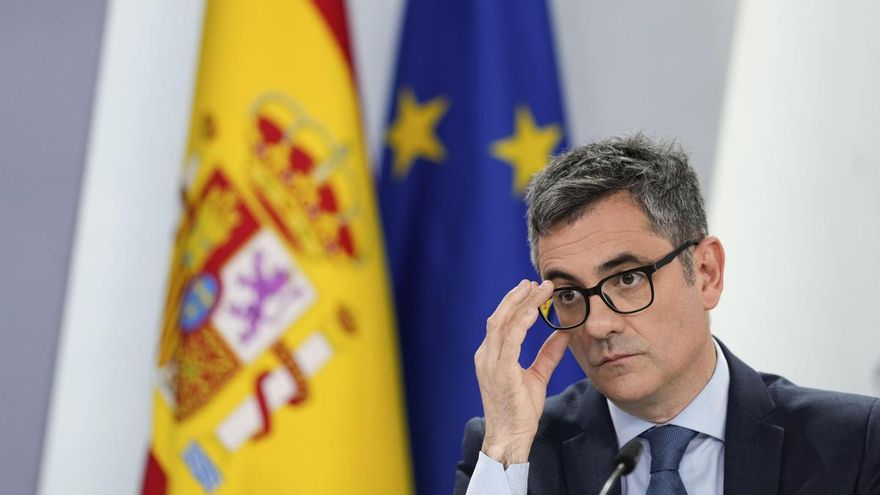 El ministro de la Presidencia, Justicia y Relaciones con las Cortes, Félix Bolaños