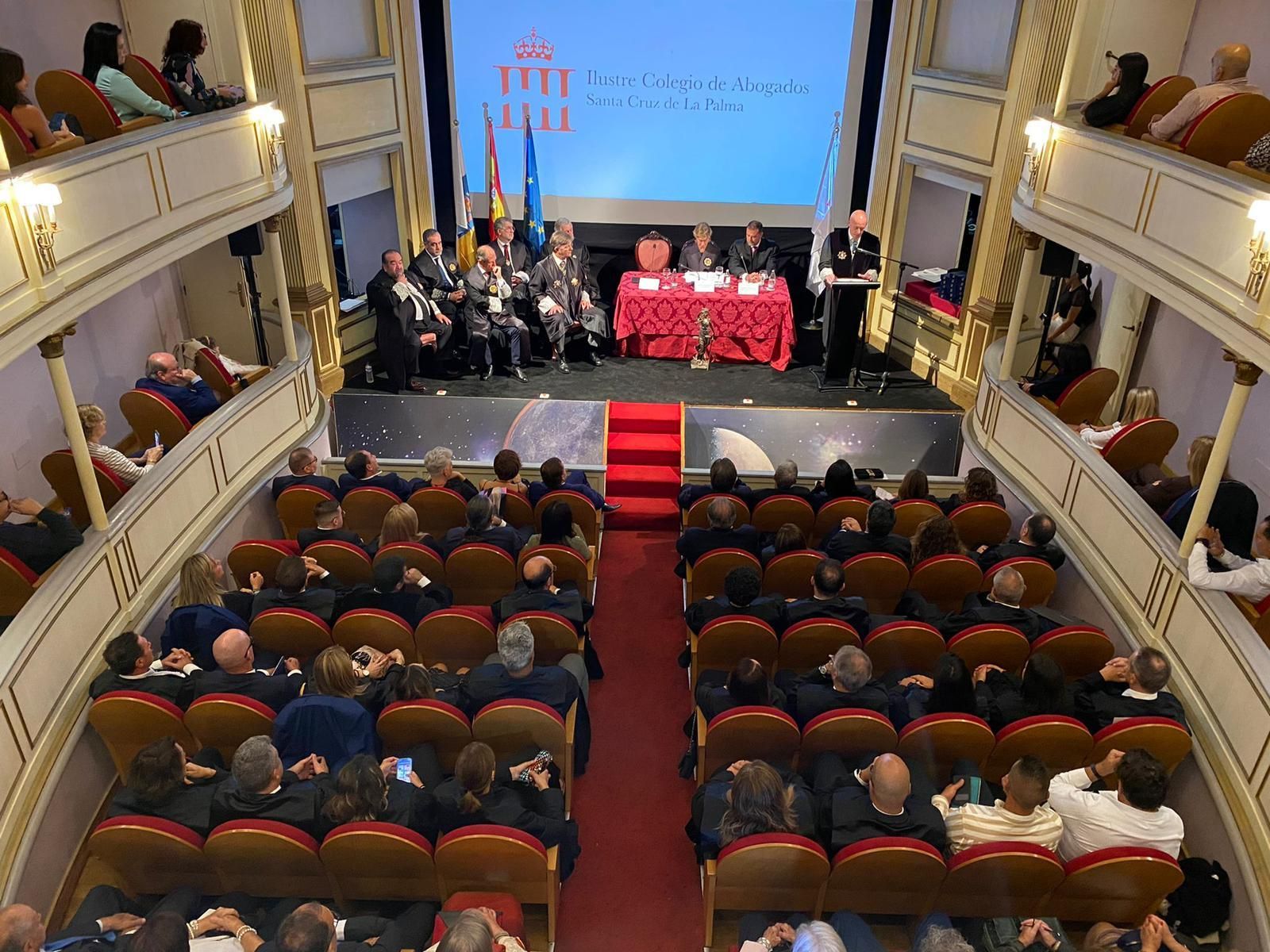 El acto se desarrolló en el Teatro Chico de Santa Cruz de La Palma.