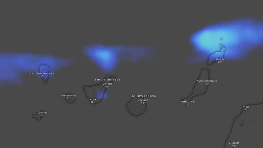 La lluvia deja incidencias en tendidos eléctricos, caídas de piedras y accidentes de tráfico en Canarias