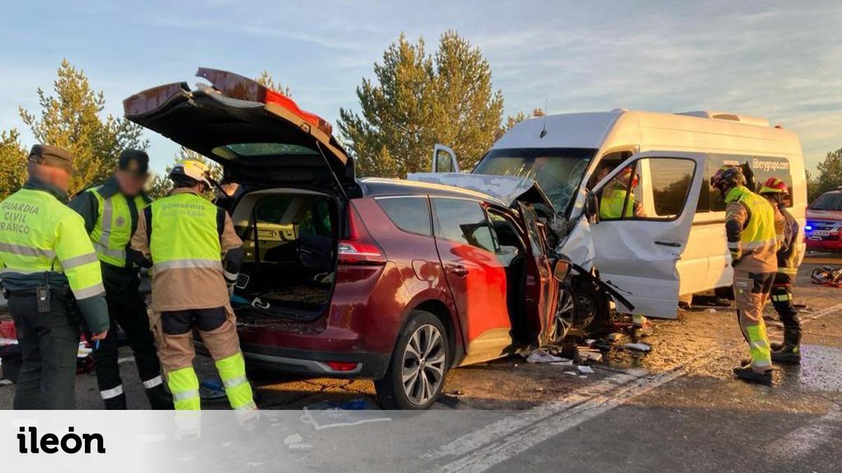 Seis heridos en un grave accidente de tráfico entre un turismo y un ...