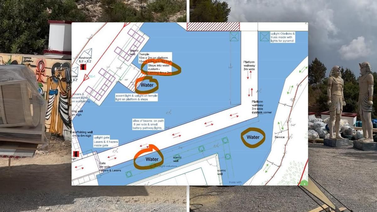 El PP sabía que los extranjeros millonarios que celebraron una fiesta egipcia en Ibiza gastarían toneladas de agua en un lago