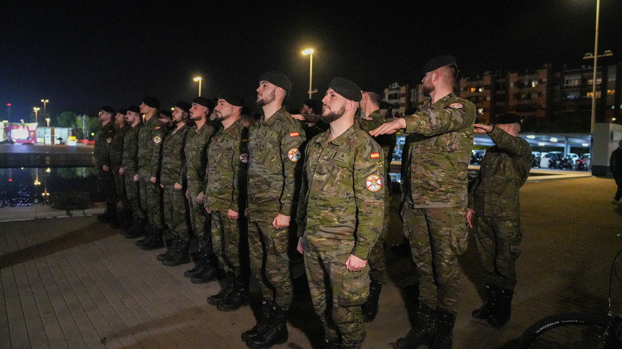 Llegada de la 1º rotación del contingente eFP XVII, con los componentes de la Brigada 'Guzmán el Bueno' X.