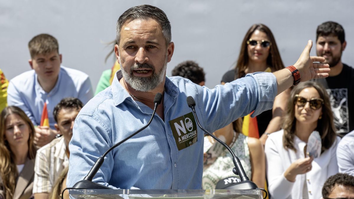 El líder de Vox, Santiago Abascal. EFE/José Manuel Pedrosa