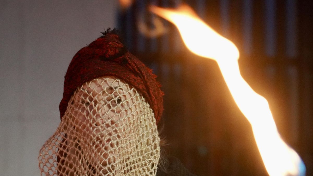 La Mojiganga saca a las calles de Riaño su tradicional antruido. Campillo. Agencia ICAL