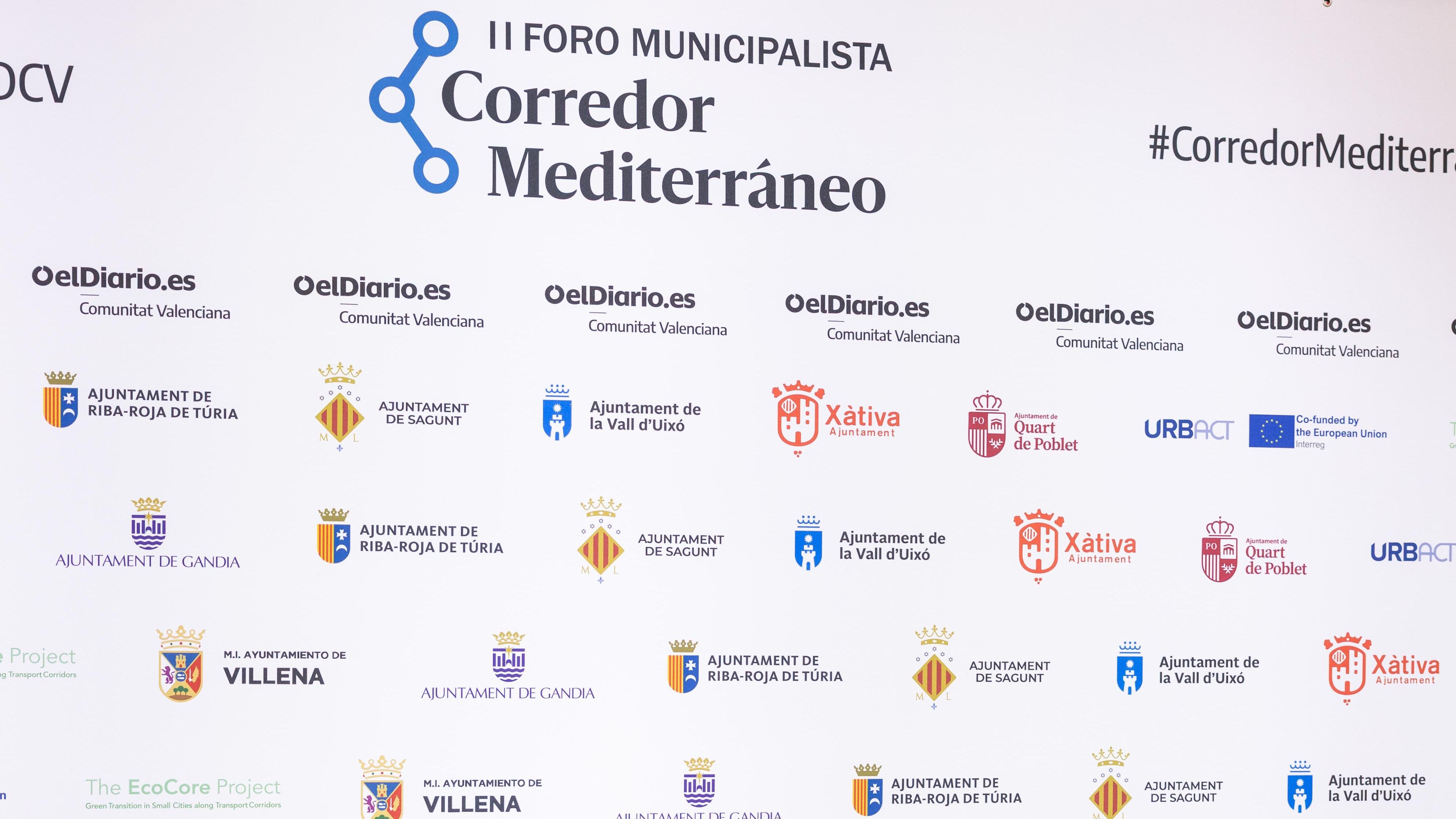 Villena acogió el II Foro Municipalista Corredor Mediterráneo.