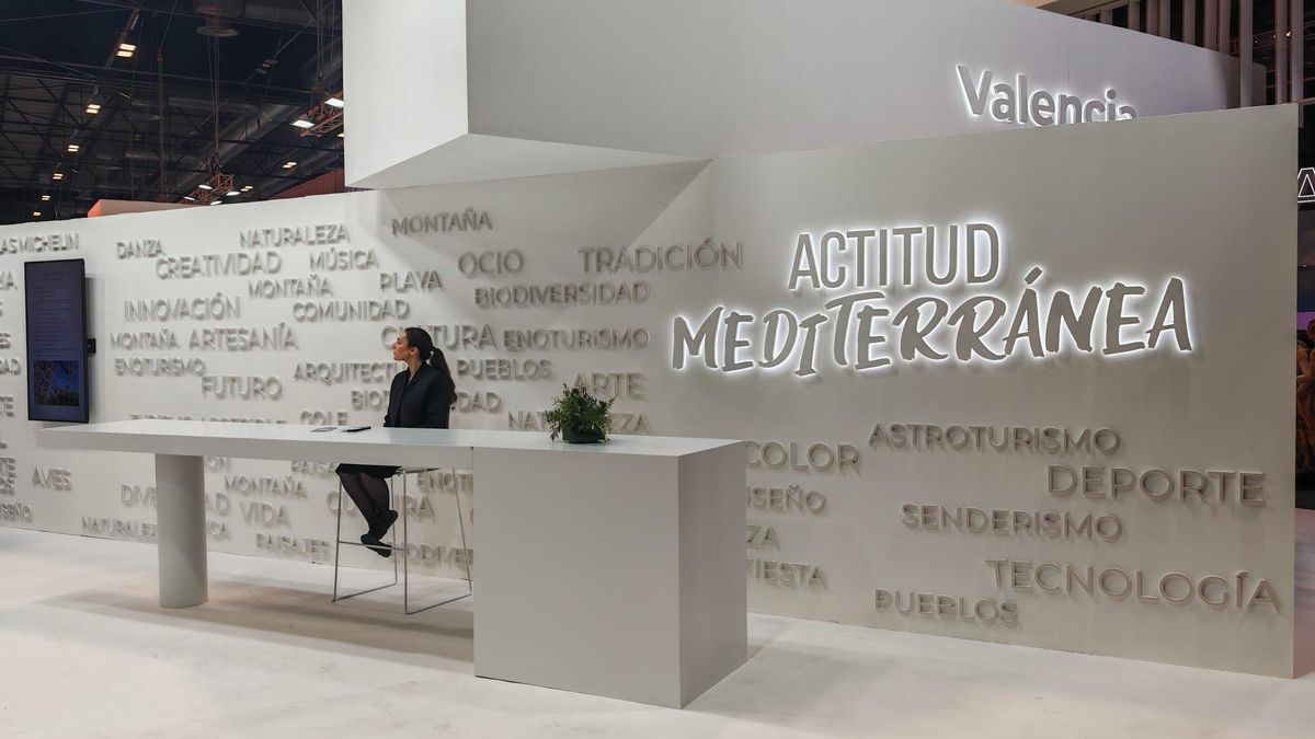 Estand cedido a los municipios valencianos en Fitur.