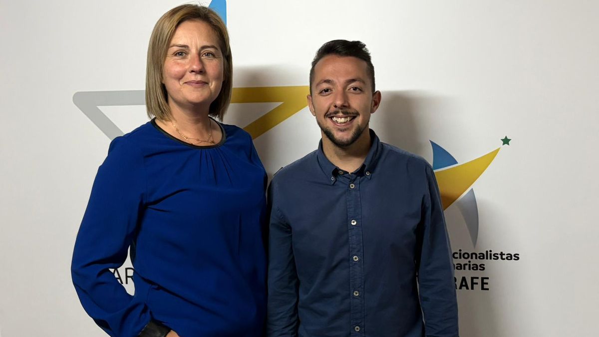 Yaiza Cáceres y Aitor Rodríguez, al frente del Comité Local de Coalición Canaria en Tijarafe