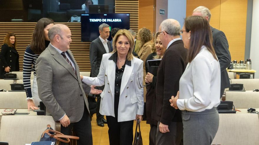 La vicepresidenta del Consell i Consellera de Servicios Sociales, Igualdad y Vivienda de la Generalitat Valenciana, Susana Camarero Benítez, comparece en la comisión de investigación sobre la dana